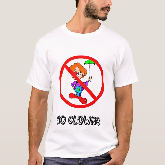 CAMISETA NENHUM T DOS PALHAÇOS (Frente)