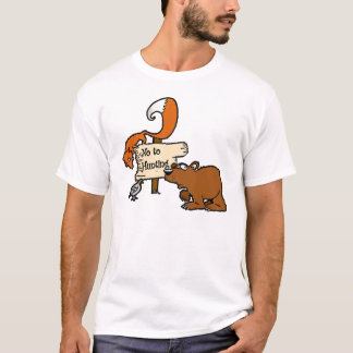 Camiseta Nenhum t-shirt da caça
