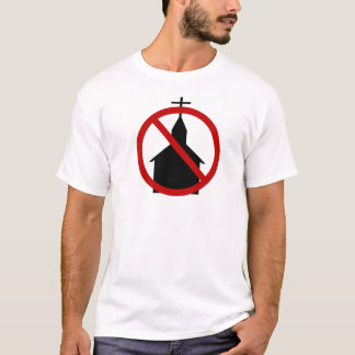 Camiseta Nenhum t-shirt da igreja