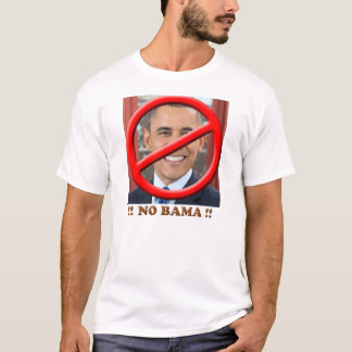Camiseta Nenhum t-shirt de Obama