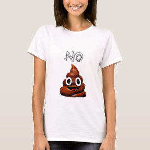 Camiseta Nenhum t-shirt de Poo Emoji