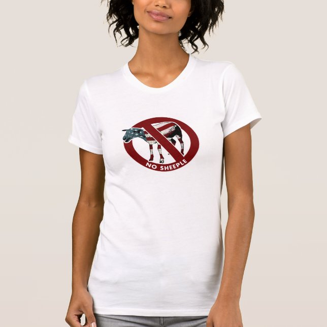 Camiseta Nenhum t-shirt de Sheeple (Frente)