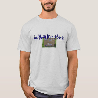 Camiseta Nenhum t-shirt do receptáculo do correio