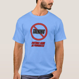 Camiseta Nenhum t-shirt em andamento de fala do jogo de