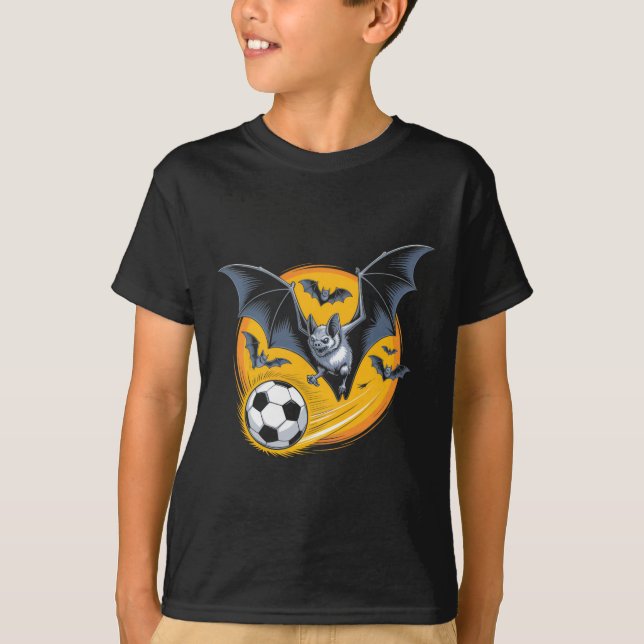 Camiseta Nenhum Texto Visível Detectado T Fã de Futebol Hal (Frente)