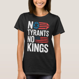 Camiseta Nenhum Tirano Nenhum Rei / Mãos Fora do Protesto