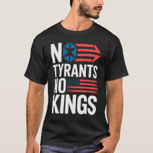 Camiseta Nenhum Tirano Nenhum Rei / Mãos Fora do Protesto