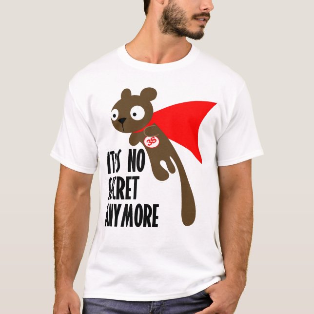 Camiseta Nenhum Tshirt secreto do esquilo (Frente)