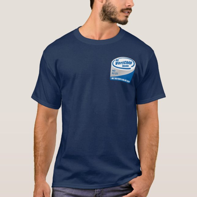 Camiseta Nenhum Verichip para dentro (Frente)