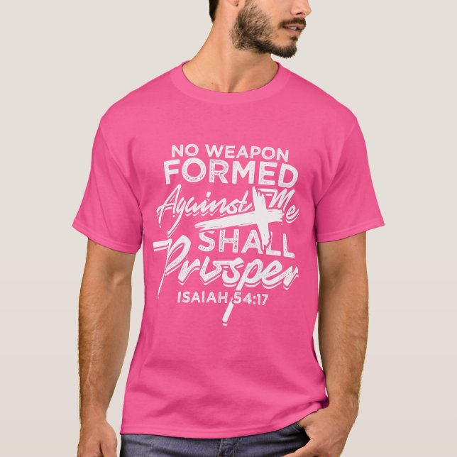 Camiseta Nenhuma Arma Formada Contra Mim (Frente)