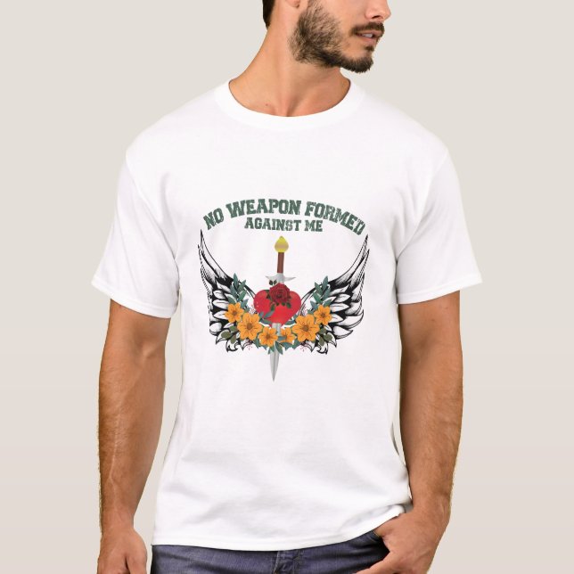 Camiseta Nenhuma Arma Formada Contra Mim (Frente)