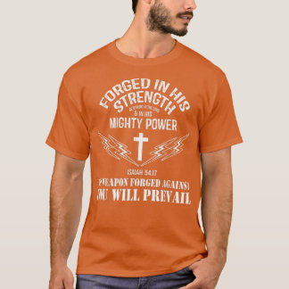 Camiseta Nenhuma Arma Formada Contra Mim Irá Prosperar Chri