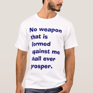 CAMISETA NENHUMA ARMA PROGREDIRÁ