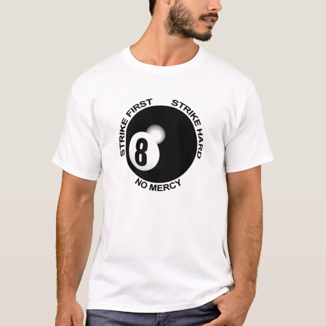 Camiseta Nenhuma bola do compaixão 8 (Frente)