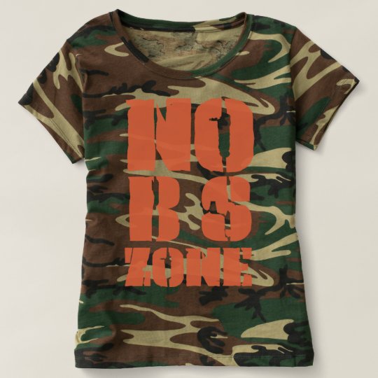 Camiseta Nenhuma BS divide o t-shirt da camuflagem da