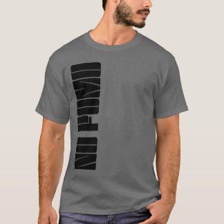 Camiseta NENHUMA Camisa-Garganta Cripto-T