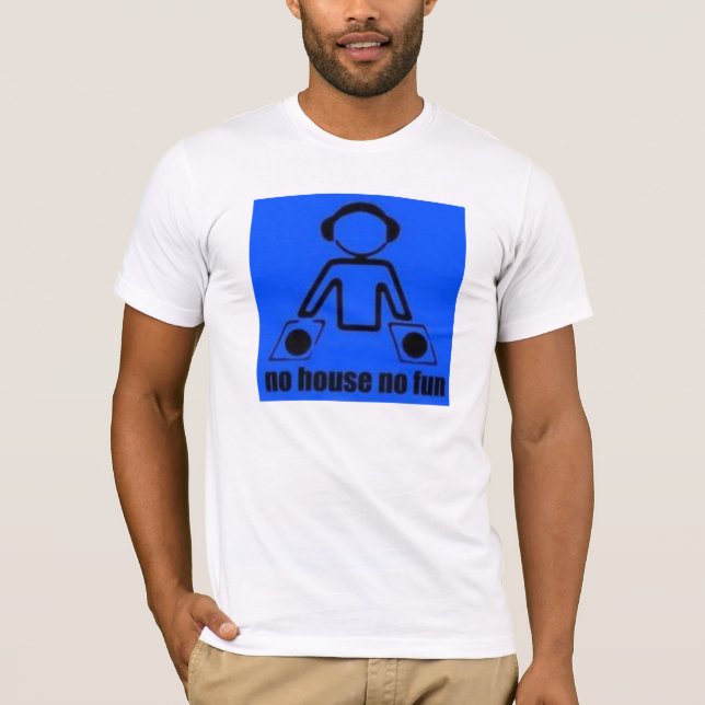 CAMISETA NENHUMA CASA NENHUM DIVERTIMENTO (Frente)