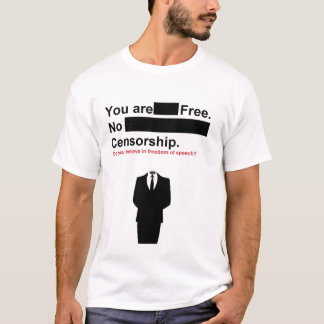 Camiseta nenhuma censura