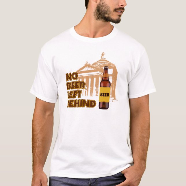 Camiseta Nenhuma cerveja deixada atrás (Frente)