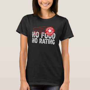 Camiseta Nenhuma Comida Sem Classificação Restaurante Comid