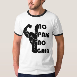 Camiseta Nenhuma dor nenhum t-shirt do Gym do ganho