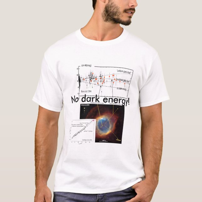 Camiseta Nenhuma energia escura! (Frente)