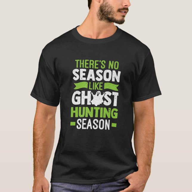 Camiseta Nenhuma Estação Como O Fantasma Caçador de Fantasm (Frente)