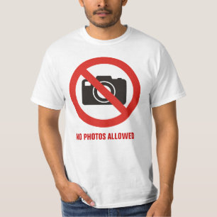 Camiseta Nenhuma Foto Permitida