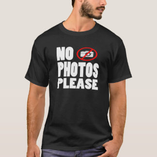 Camiseta nenhuma foto satisfaz