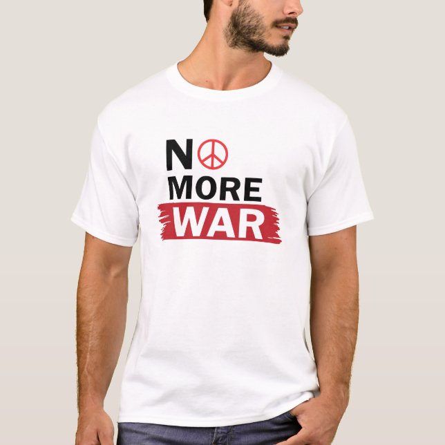 CAMISETA NENHUMA GUERRA ADIANTE (Frente)
