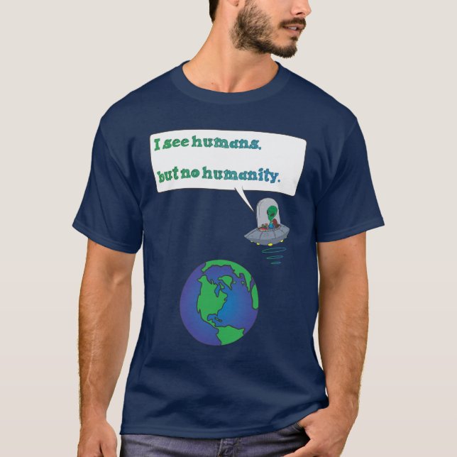 CAMISETA NENHUMA HUMANIDADE (Frente)