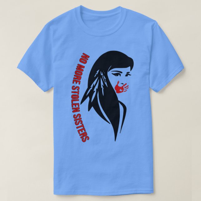 Camiseta Nenhuma irmã roubada (Frente do Design)