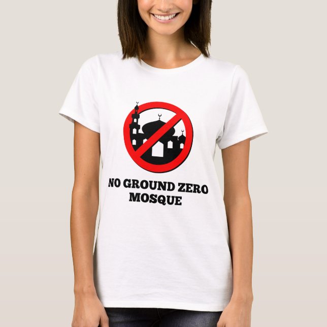 Camiseta Nenhuma mesquita do ponto zero (Frente)