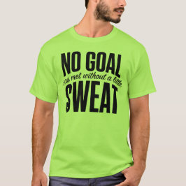 Camiseta Nenhuma Meta Atingida Minimalista Responsabilidade