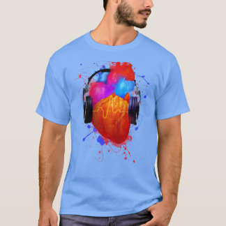 Camiseta Nenhuma Música Nenhuma Vida retrô retrô