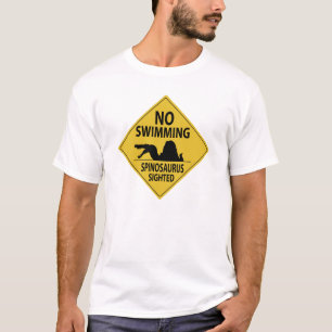 Camiseta Nenhuma natação - Spinosaurus observado