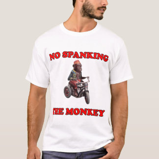 Camiseta Nenhuma palmada o macaco