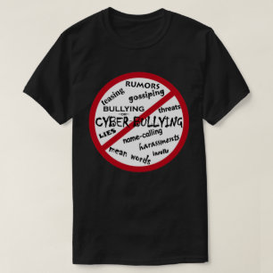 Camiseta Nenhuma Preferencialmente de Mensagem de Bullying 
