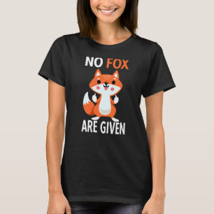 Camiseta Nenhuma Raposa É Dada Na Raposa De Dedo Médio
