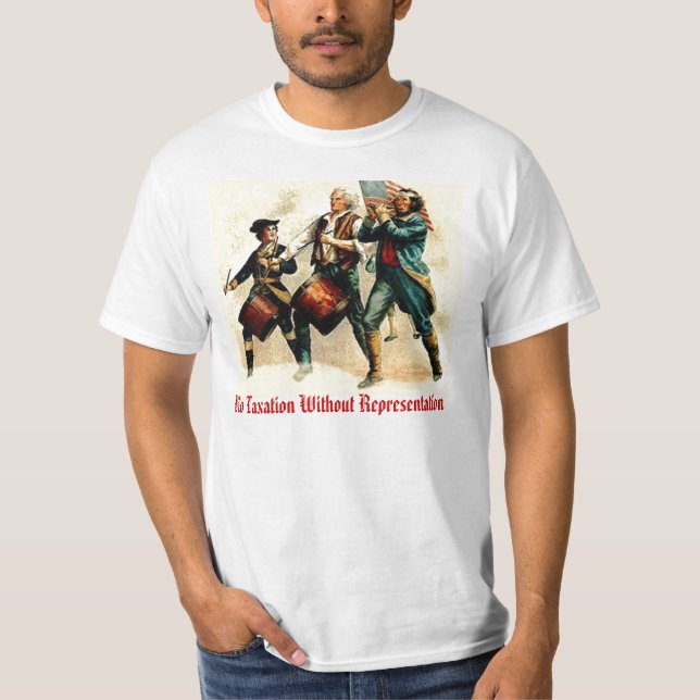 Camiseta Nenhuma tributação sem representação (Frente)