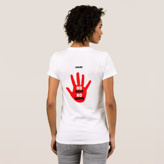 Camiseta Nenhuma vacina mascarada - T-shirt feminina Versão