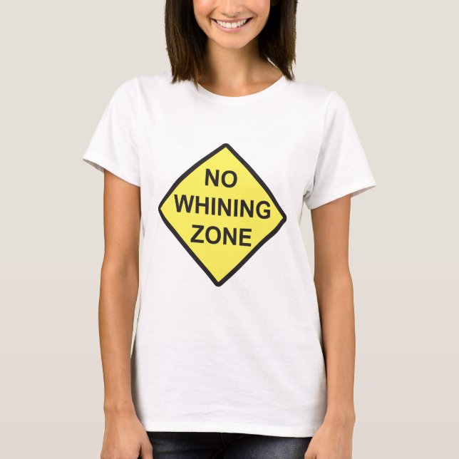 Camiseta Nenhuma zona de lamentação (Frente)