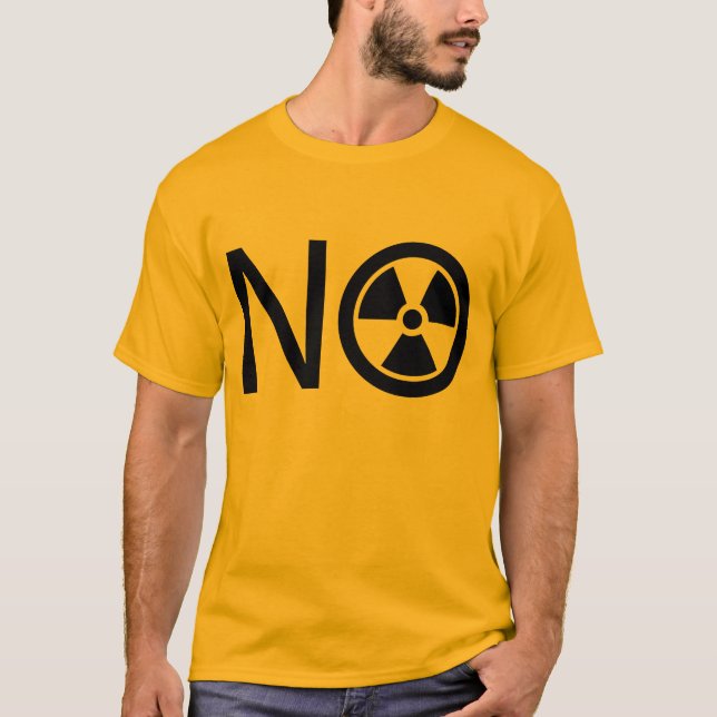 Camiseta Nenhumas armas nucleares (Frente)