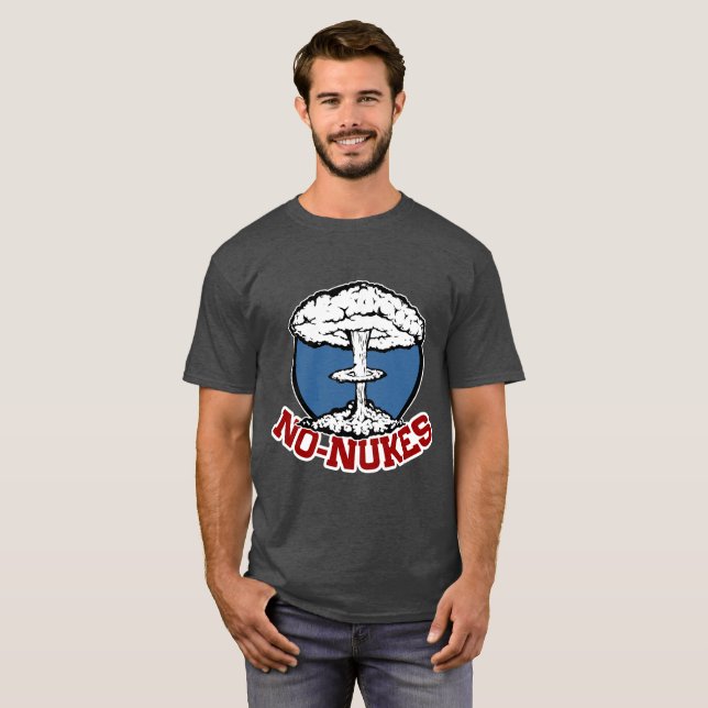 Camiseta Nenhumas armas nucleares (Frente Completa)