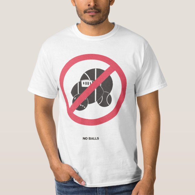 Camiseta Nenhumas bolas (Frente)