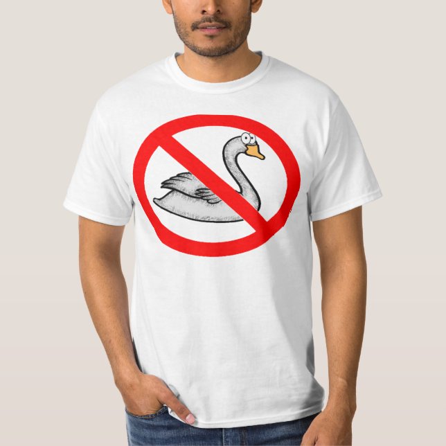 Camiseta nenhumas cisnes (Frente)
