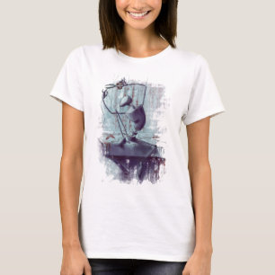 Camiseta Nenhumas cordas unidas, cordas do corte do
