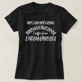 Camiseta Nenhumas portas que eu sofro do t-shirt de