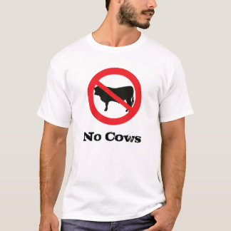 Camiseta Nenhumas vacas permitidas