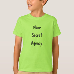 Camiseta Nenhuns agência secreta
